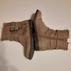 Report Suede & Faux Fur Boots